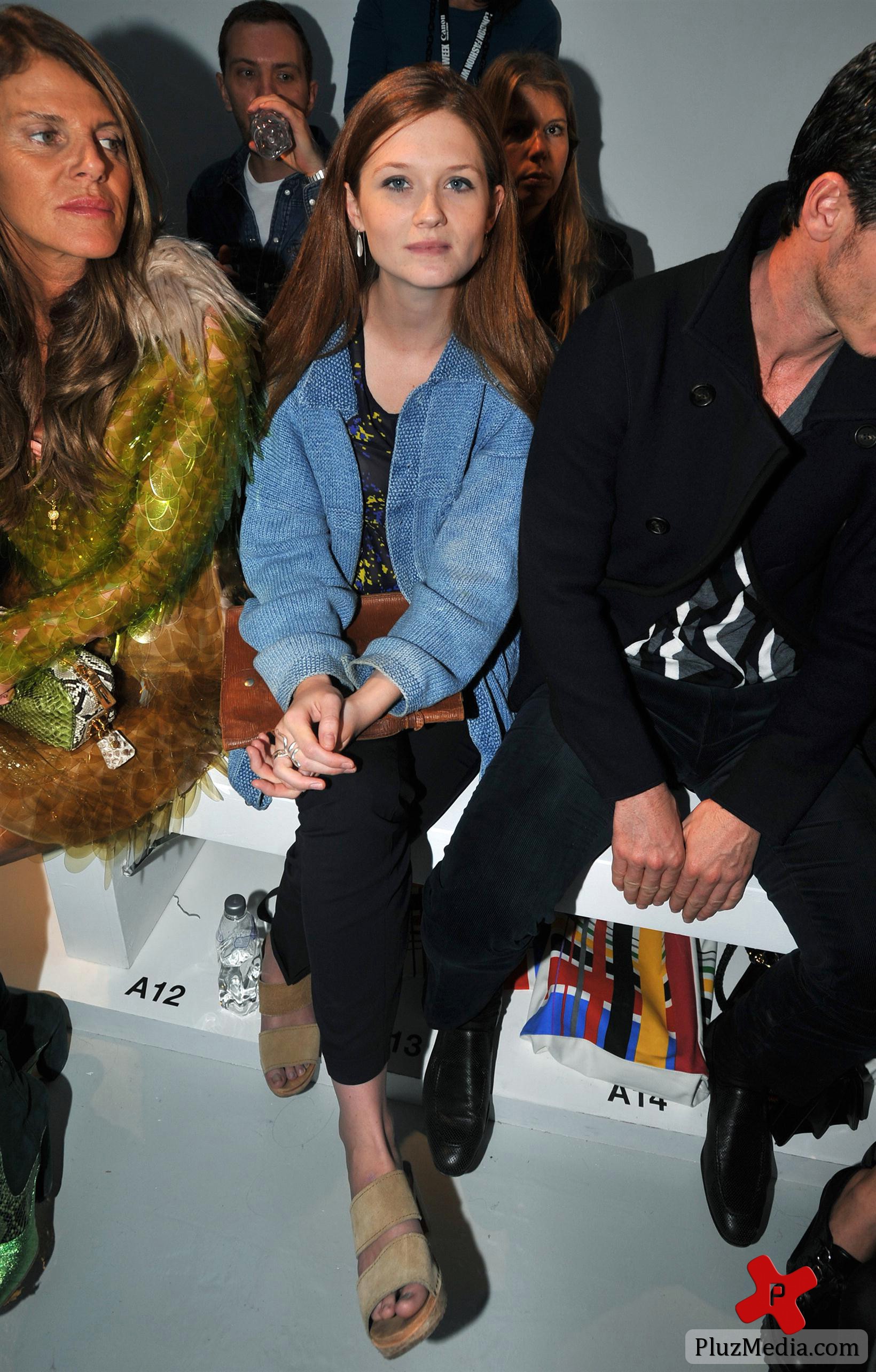 Bonnie Wright - London Fashion Week Spring Summer 2012 - Pringle of Scotland - Front Row | Picture 81506